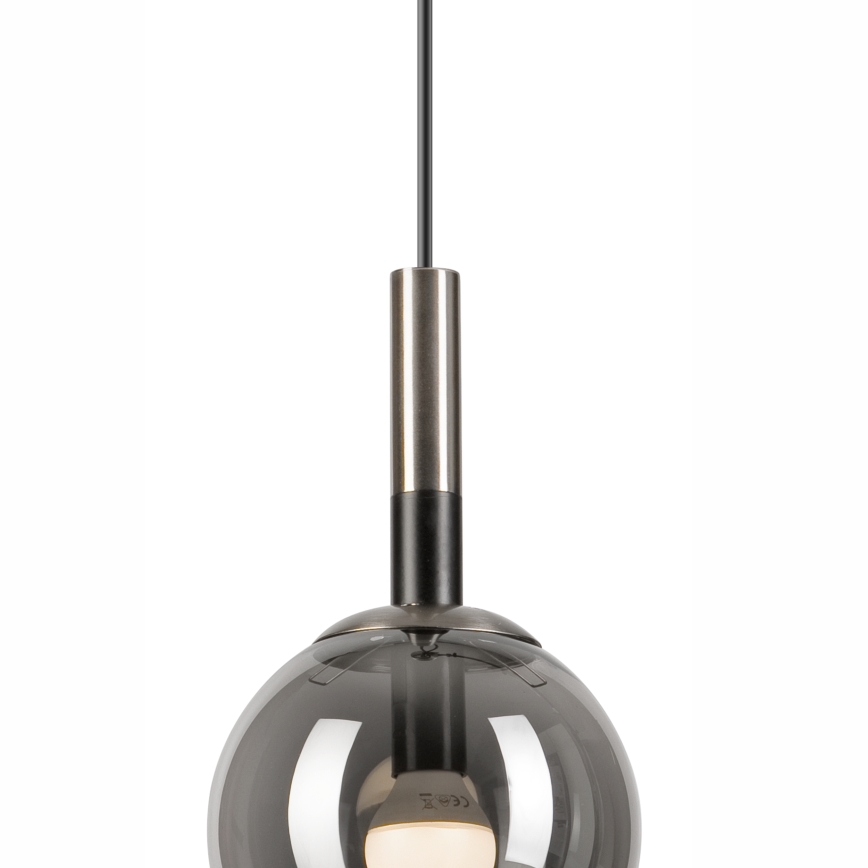 Hängeleuchte ROLLO 1xE14/5W/230V matt Chrom/rauchig