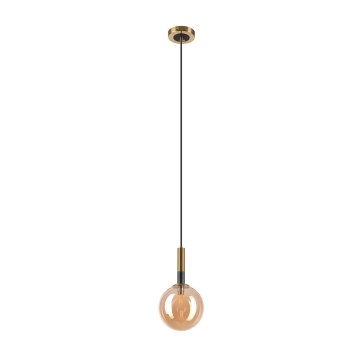 Hängeleuchte ROLLO 1xG9/5W/230V golden/rauchig beige