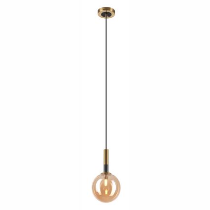Hängeleuchte ROLLO 1xG9/5W/230V golden/rauchig beige