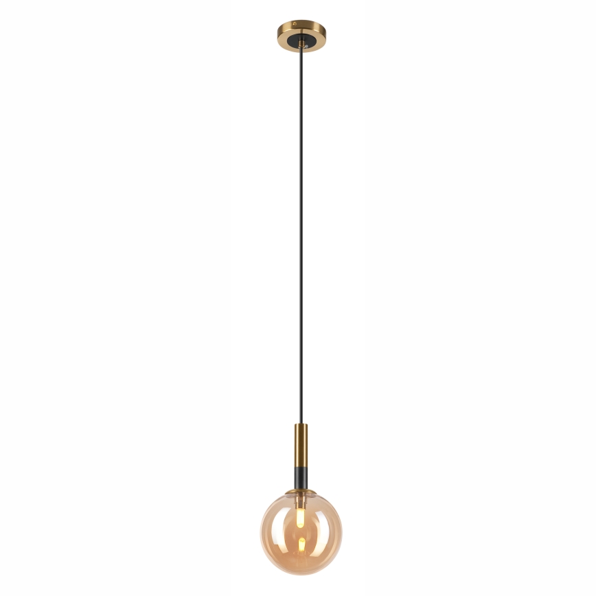 Hängeleuchte ROLLO 1xG9/5W/230V golden/rauchig beige