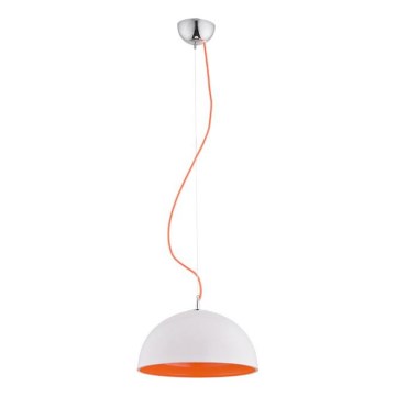 Hängeleuchte RONNIE 1xE27/15W/230V weiß/orange