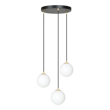 Hängeleuchte ROYAL 3xE14/10W/230V d 30 cm schwarz
