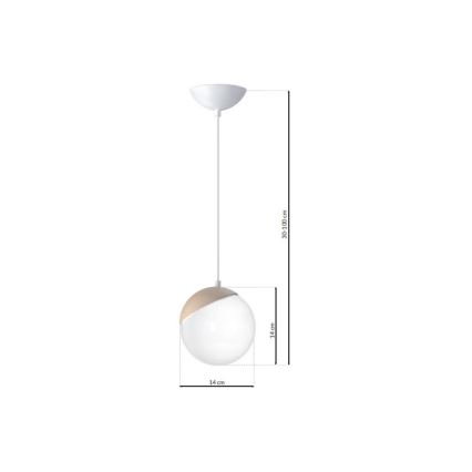 Hängeleuchte SFERA WOOD 1xE14/40W/230V