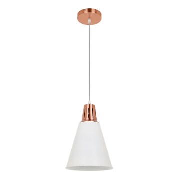 Hängeleuchte SHADE 1xE27/15W/230V kupfer/weiß
