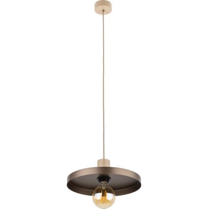 Hängeleuchte SILA 1xE27/15W/230V d 30 cm braun/beige