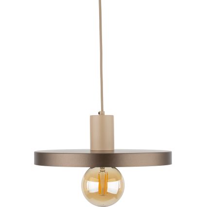 Hängeleuchte SILA 1xE27/15W/230V d 30 cm braun/beige