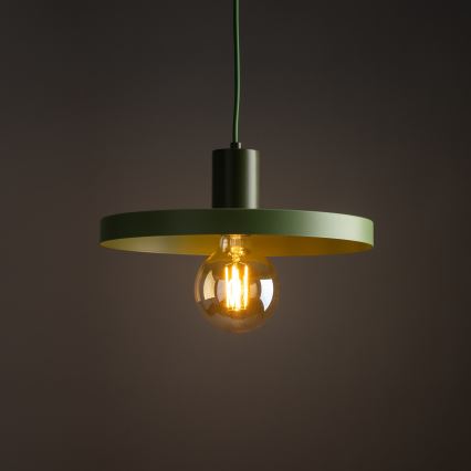 Hängeleuchte SILA 1xE27/15W/230V d 30 cm grün