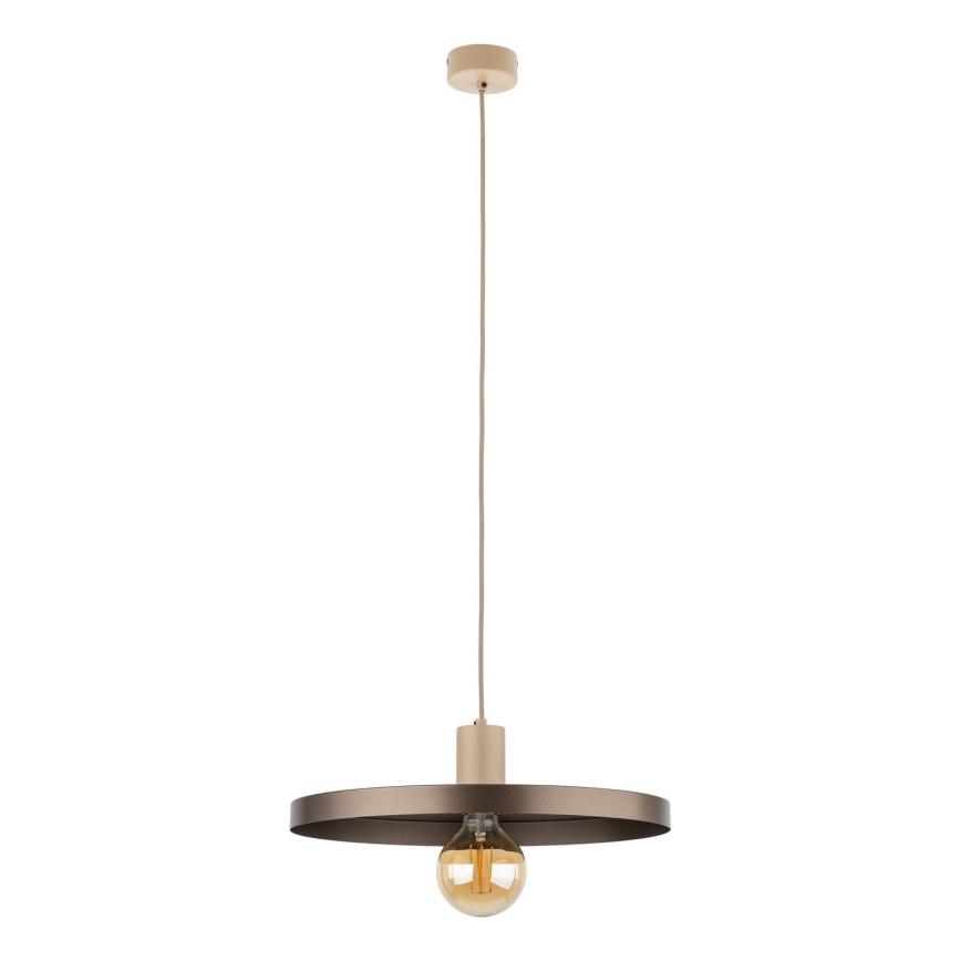 Hängeleuchte SILA 1xE27/15W/230V d 40 cm braun/beige