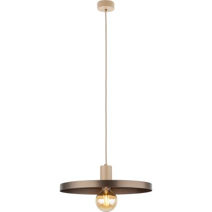 Hängeleuchte SILA 1xE27/15W/230V d 40 cm braun/beige