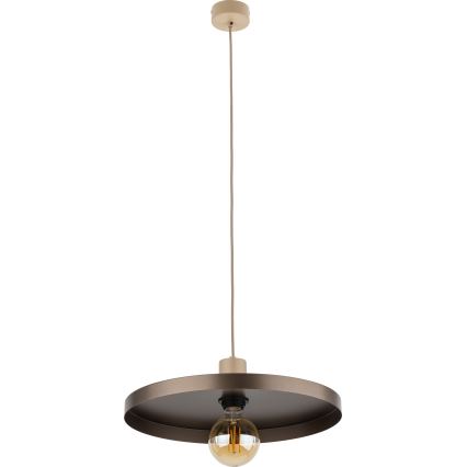 Hängeleuchte SILA 1xE27/15W/230V d 40 cm braun/beige