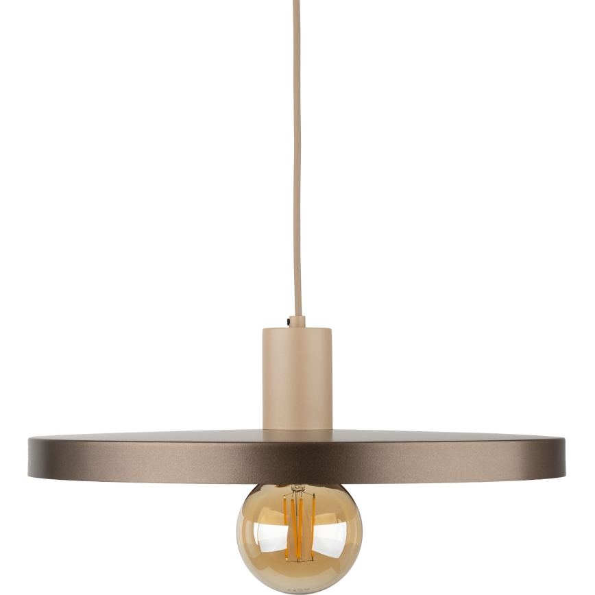 Hängeleuchte SILA 1xE27/15W/230V d 40 cm braun/beige
