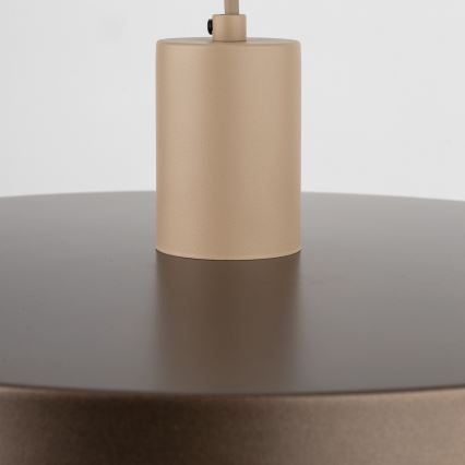 Hängeleuchte SILA 1xE27/15W/230V d 40 cm braun/beige