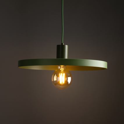 Hängeleuchte SILA 1xE27/15W/230V d 40 cm grün