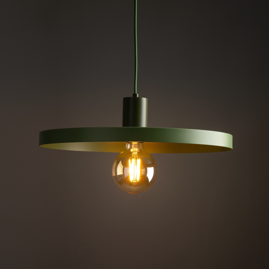 Hängeleuchte SILA 1xE27/15W/230V d 40 cm grün