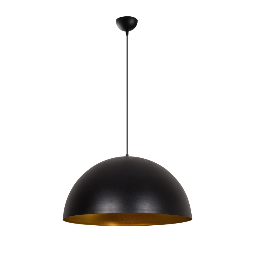 Hängeleuchte SIVANI mit Kabel 1xE27/40W/230V Ø 60 cm schwarz/kupfer