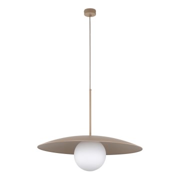 Hängeleuchte SLATE 1xE27/15W/230V d 65 cm beige