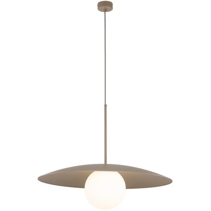 Hängeleuchte SLATE 1xE27/15W/230V d 65 cm beige