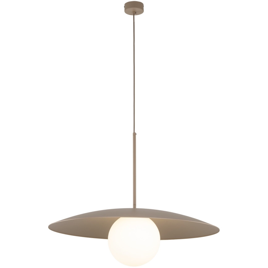 Hängeleuchte SLATE 1xE27/15W/230V d 65 cm beige