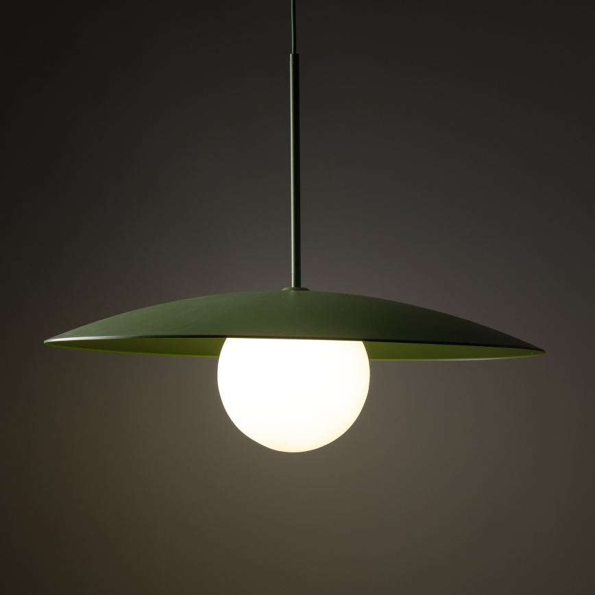 Hängeleuchte SLATE 1xE27/15W/230V d 65 cm grün