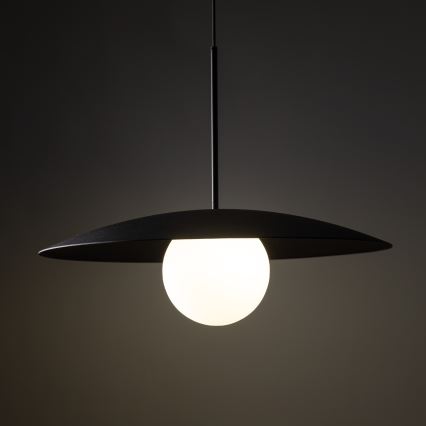 Hängeleuchte SLATE 1xE27/15W/230V d 65 cm schwarz