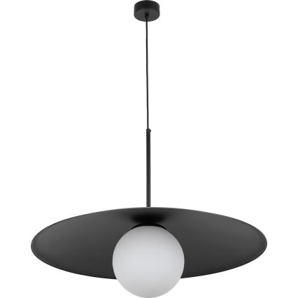 Hängeleuchte SLATE 1xE27/15W/230V d 65 cm schwarz