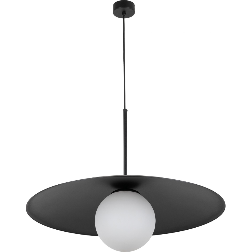 Hängeleuchte SLATE 1xE27/15W/230V d 65 cm schwarz