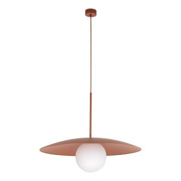 Hängeleuchte SLATE 1xE27/15W/230V d 65 cm ziegelrot