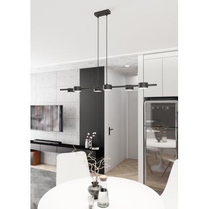Hängeleuchte SORA 6xGX53/12W/230V schwarz