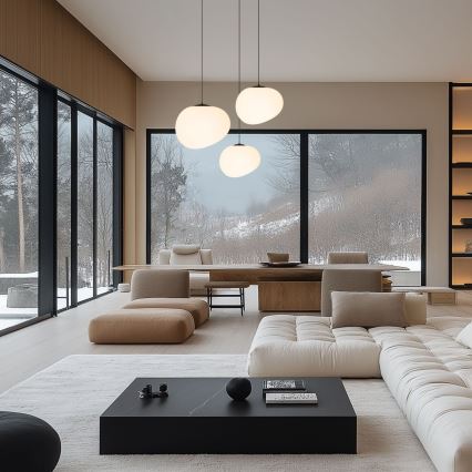 Hängeleuchte STONES 1xE27/40W/230V d 25 cm