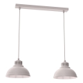 Hängeleuchte SVEN 2xE27/15W/230V, cremefarben