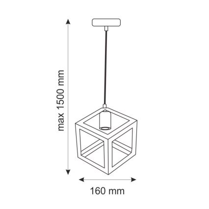 Hängeleuchte SWEDEN 1xE27/20W/230V