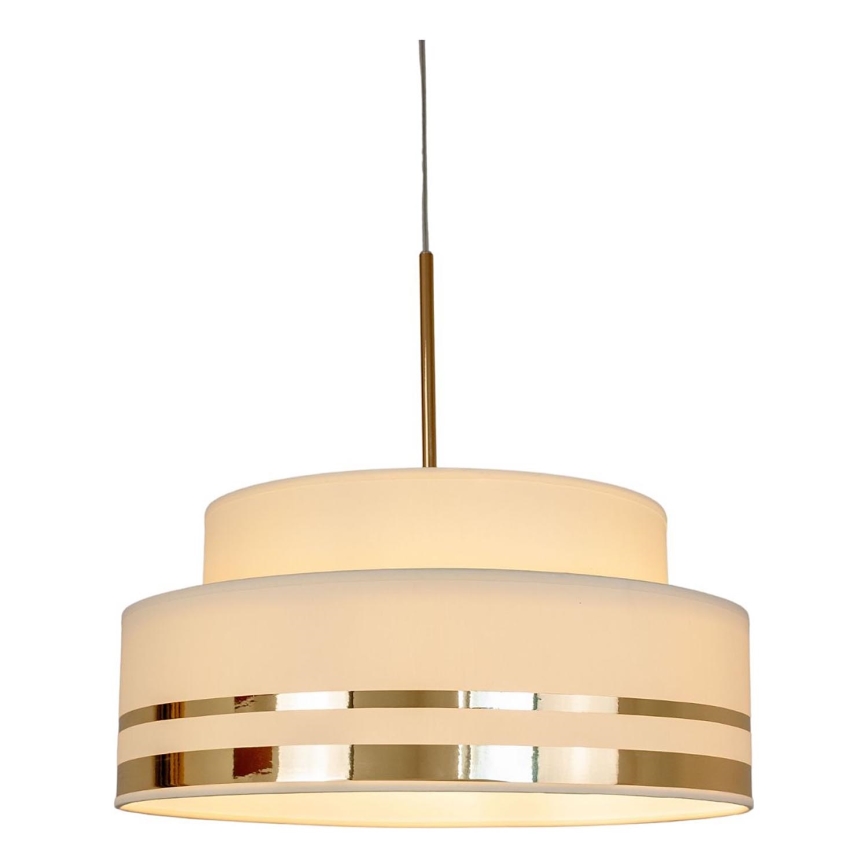 Hängeleuchte TAMI 1xE27/60W/230V beige/golden