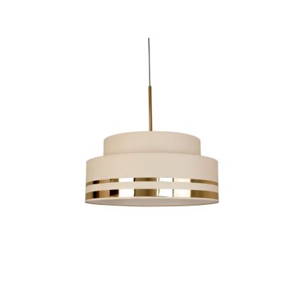 Hängeleuchte TAMI 1xE27/60W/230V beige/golden