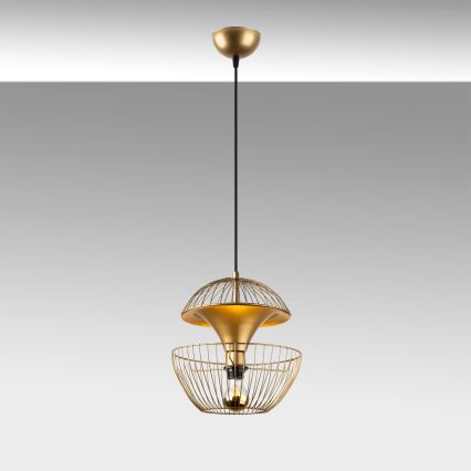 Hängeleuchte TELMANDER 1xE27/40W/230V golden