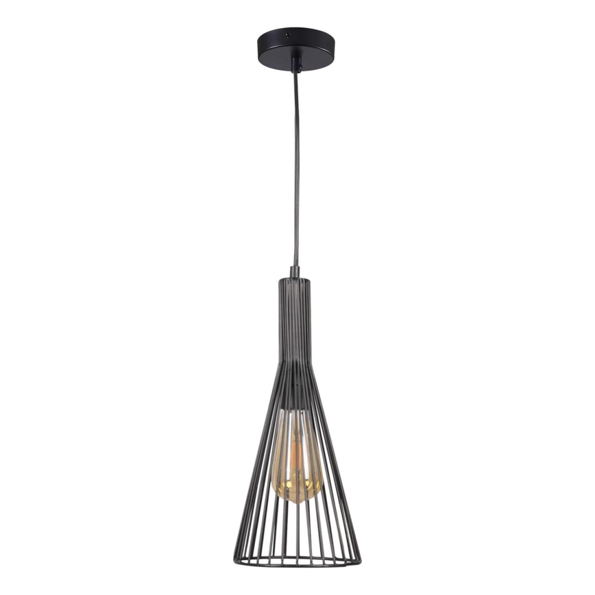 Hängeleuchte TIANA 1xE27/20W/230V d 15,5 cm schwarz