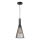 Hängeleuchte TIANA 1xE27/20W/230V d 15,5 cm schwarz