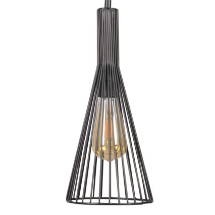 Hängeleuchte TIANA 1xE27/20W/230V d 15,5 cm schwarz