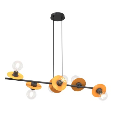 Hängeleuchte TOKEN 6xE27/15W/230V orange