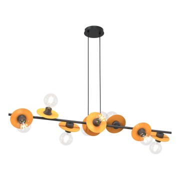 Hängeleuchte TOKEN 8xE27/15W/230V orange