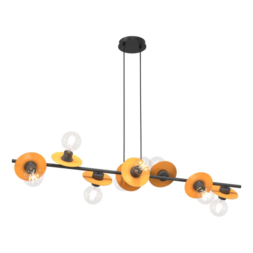 Hängeleuchte TOKEN 8xE27/15W/230V orange