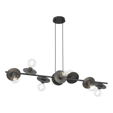 Hängeleuchte TOKEN 8xE27/15W/230V schwarz