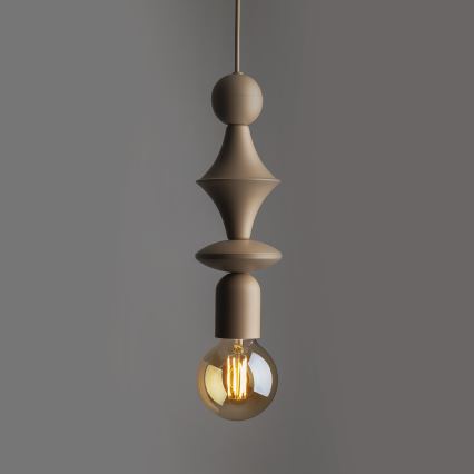Hängeleuchte TOWER 1xE27/15W/230V beige