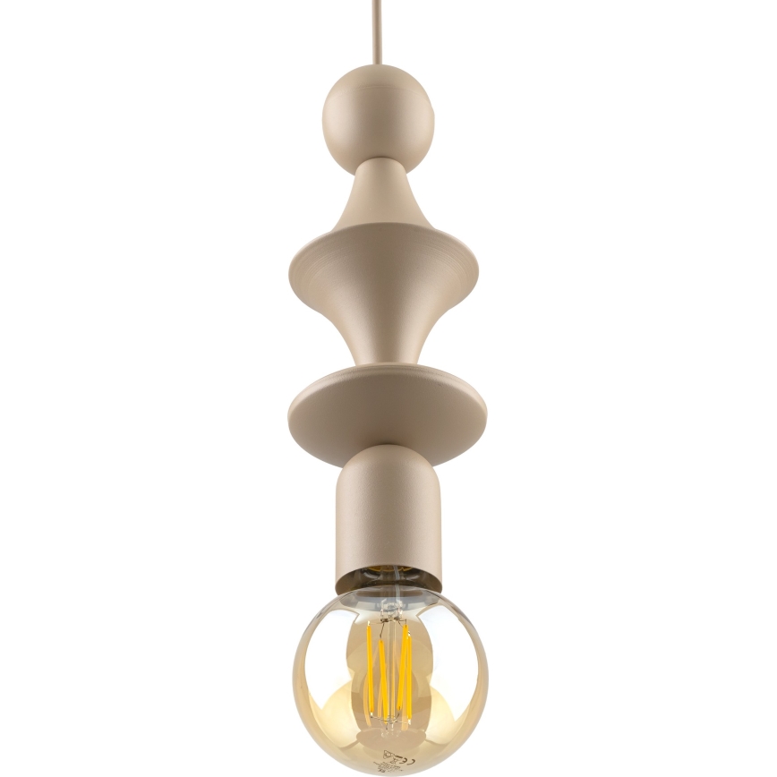 Hängeleuchte TOWER 1xE27/15W/230V beige