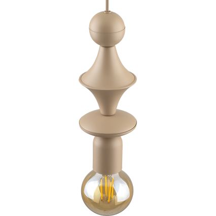 Hängeleuchte TOWER 1xE27/15W/230V beige