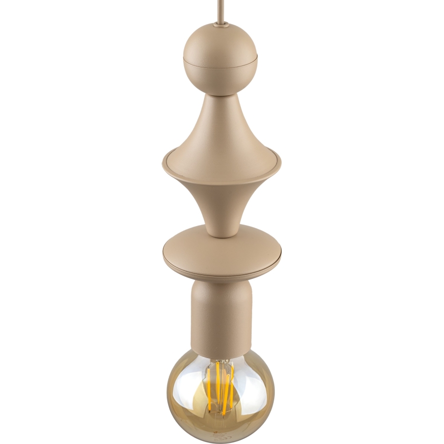 Hängeleuchte TOWER 1xE27/15W/230V beige