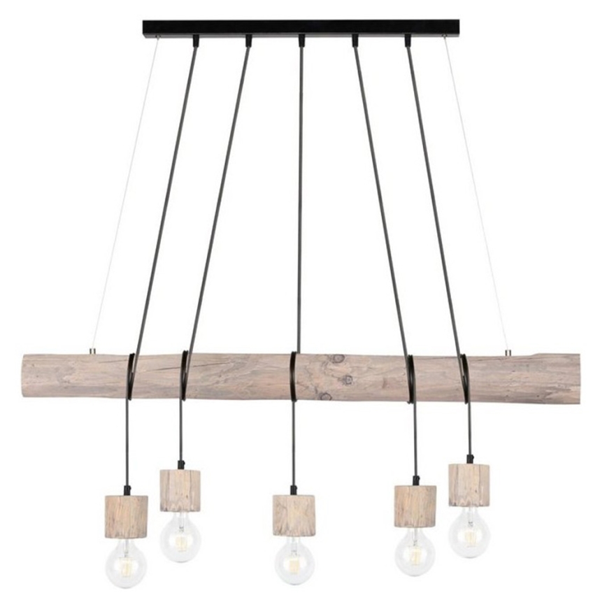 Hängeleuchte TRABO 5xE27/60W/230V Kiefer
