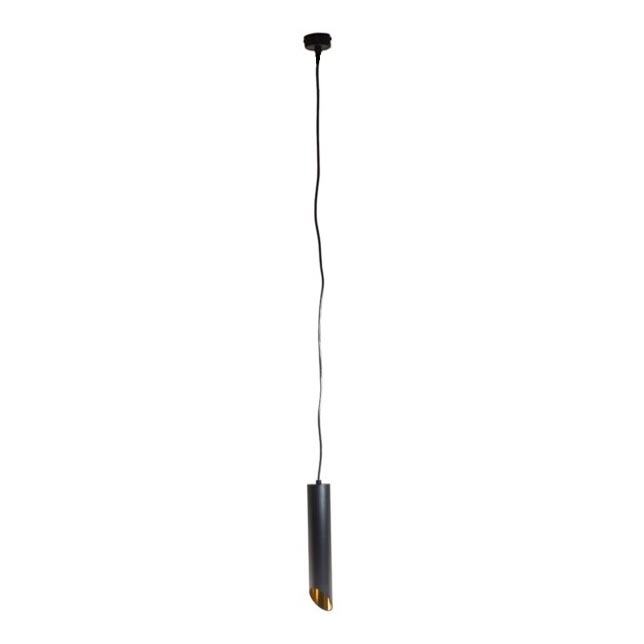 Hängeleuchte VALDA 1xGU10/30W/230V 132 cm schwarz