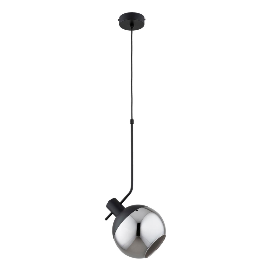 Hängeleuchte VELTO 1xE27/15W/230V schwarz/rauchig