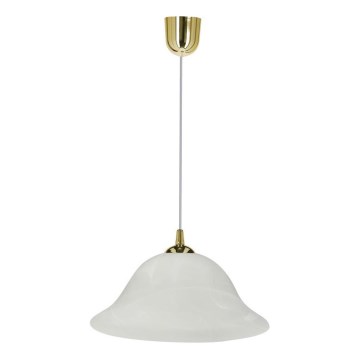Hängeleuchte VERA 1xE27/60W/230V golden/weiß