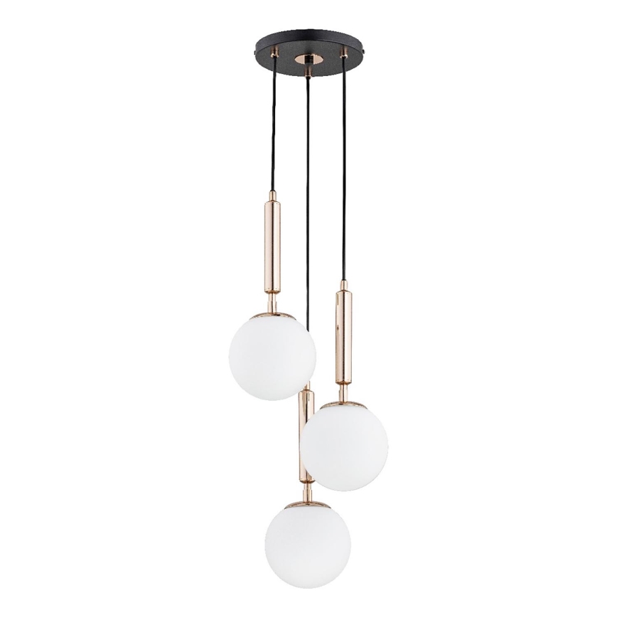 Hängeleuchte VOLDA 3xE14/10W/230V d 28 cm Messing